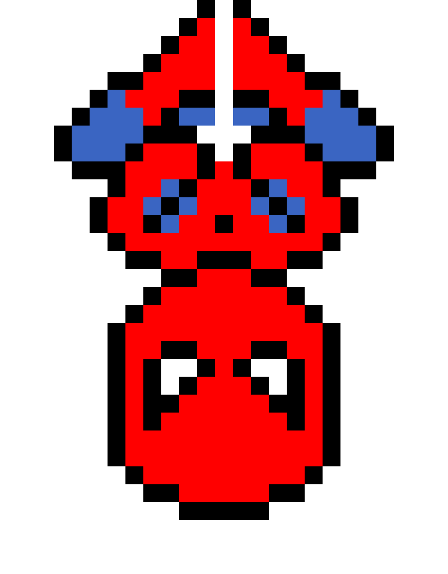 Spiderman pixel art